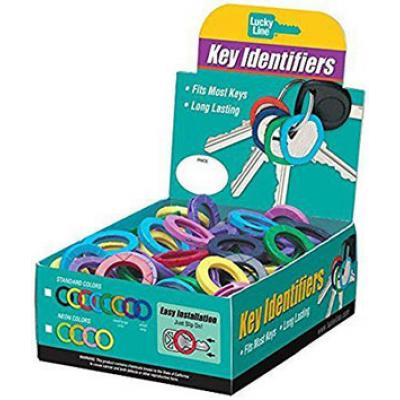 Color Key Ring Identificator (100 Pack)