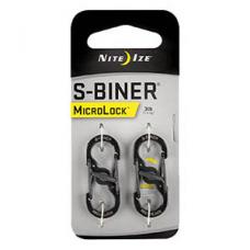 Clip en acier inoxydable S-Binner Nite Ize petit ensemble de 2