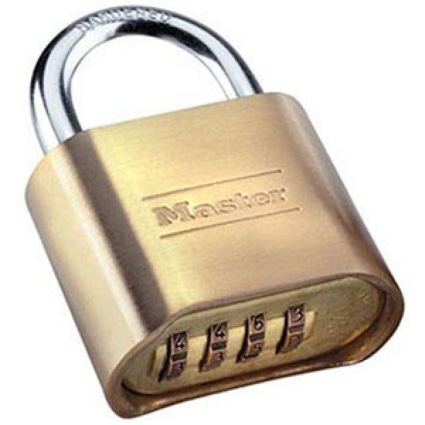 Cadenas à combinaison numérique à 3 chiffres préréglé Master Lock, 48 mm de  largeur, argent
